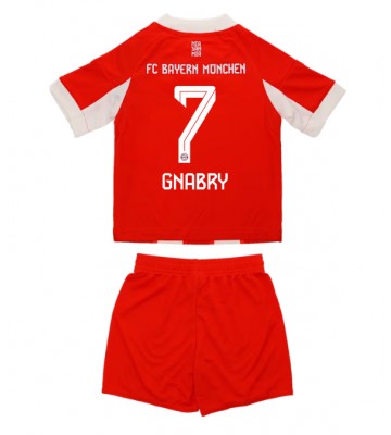 Bayern Munich Serge Gnabry #7 Hjemmebanetrøje Børn 2025-26 Kortærmet (+ Korte bukser)